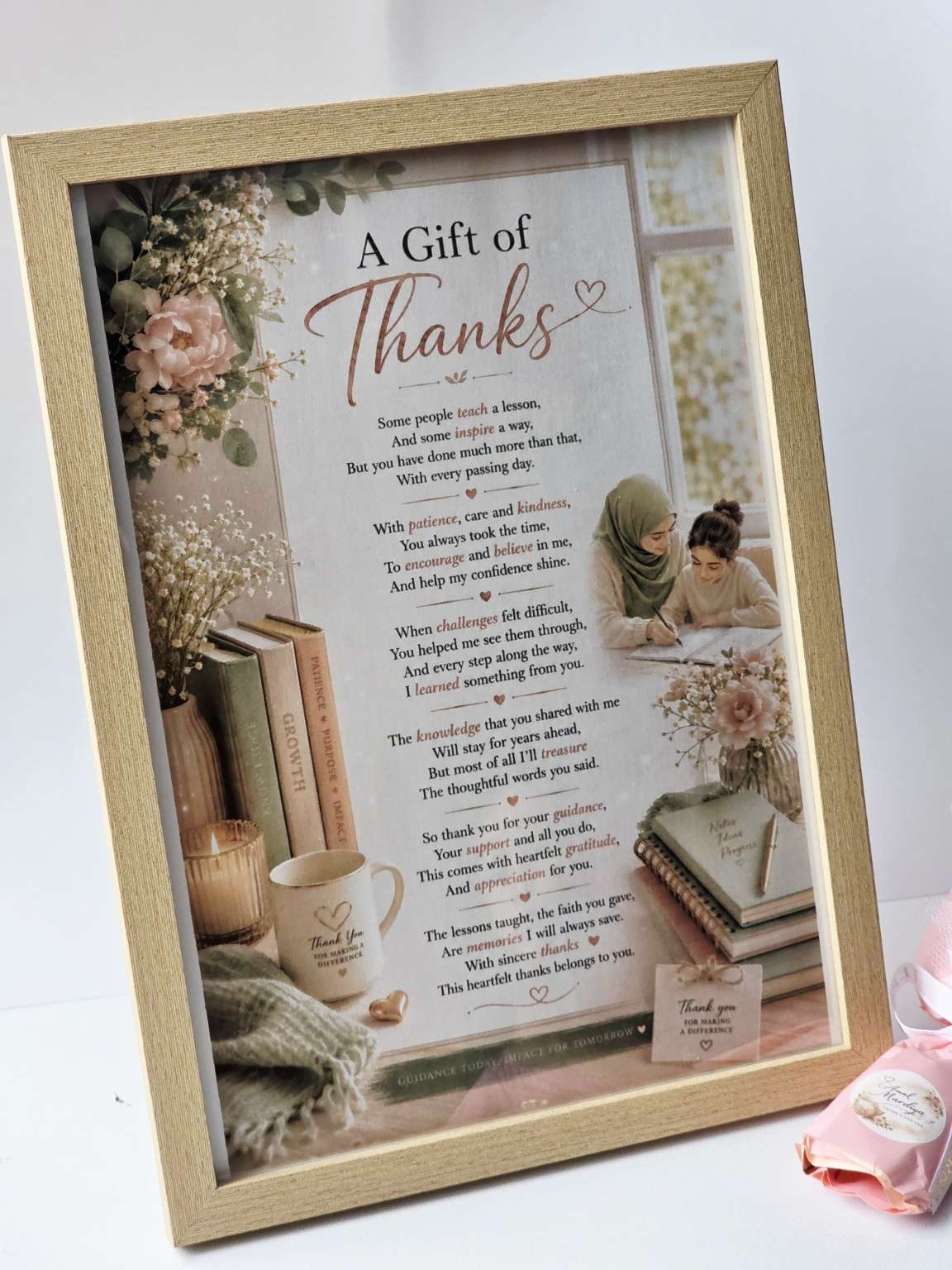 A Heartfelt Thank You for a Wonderful Teacher example.